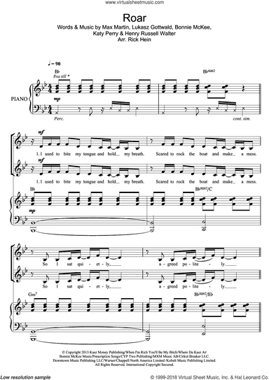 Roar (arr. Rick Hein)