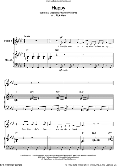 Happy (arr. Rick Hein)