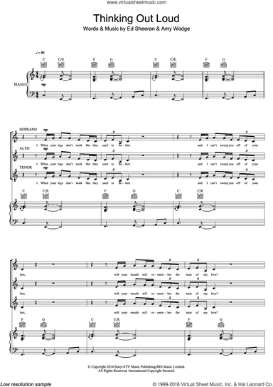Thinking Out Loud (arr. Mark De-Lisser)