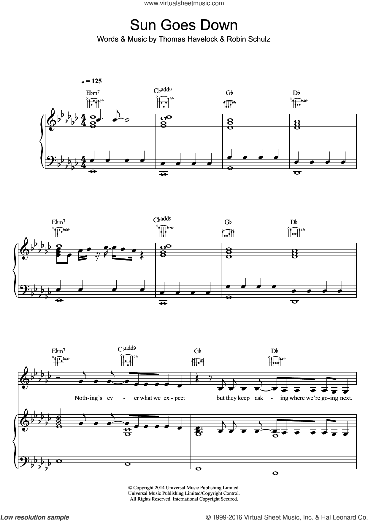 Sun Goes Down (feat. Jasmine Thompson)