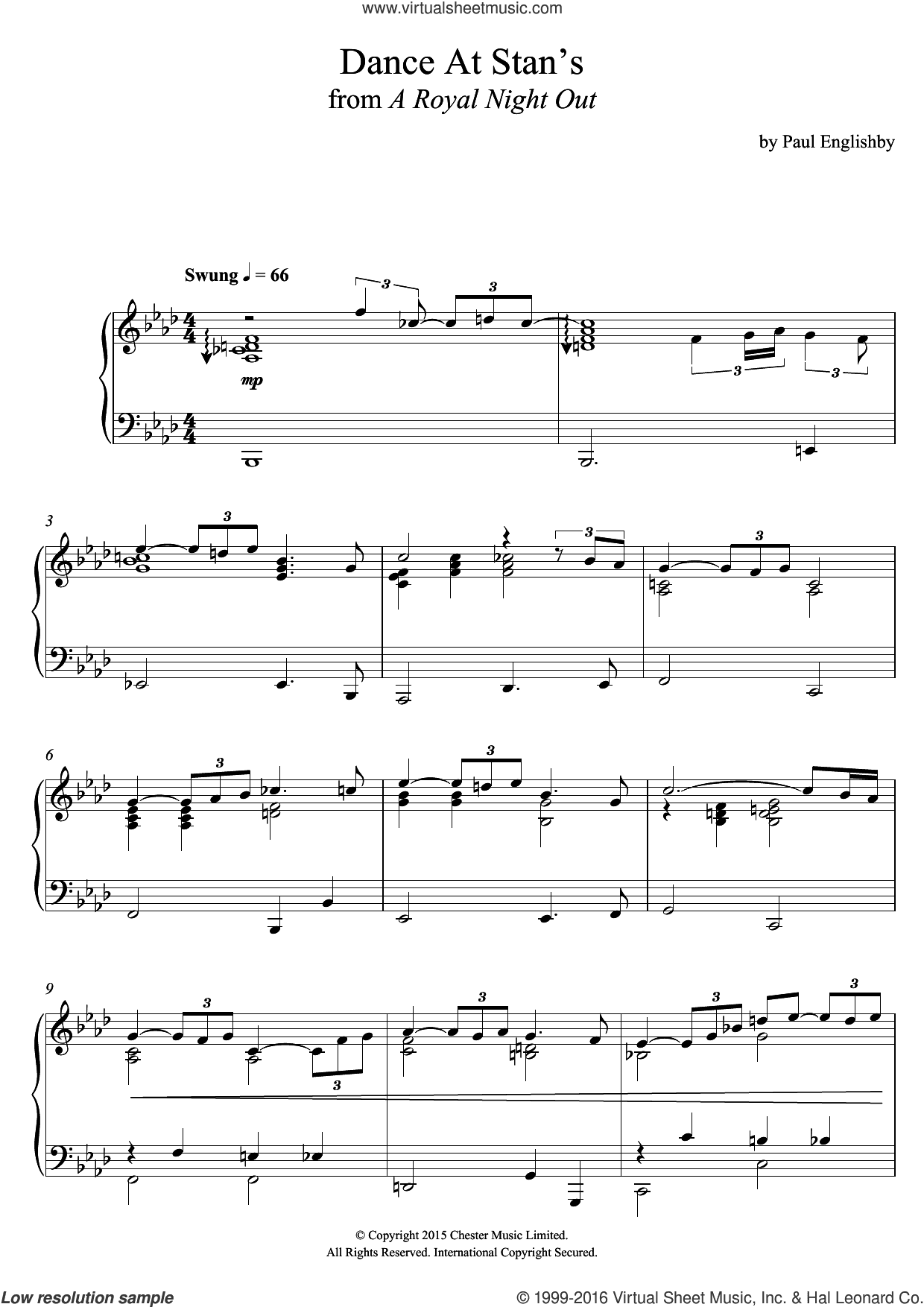 Dance At Stan's (From 'A Royal Night Out')