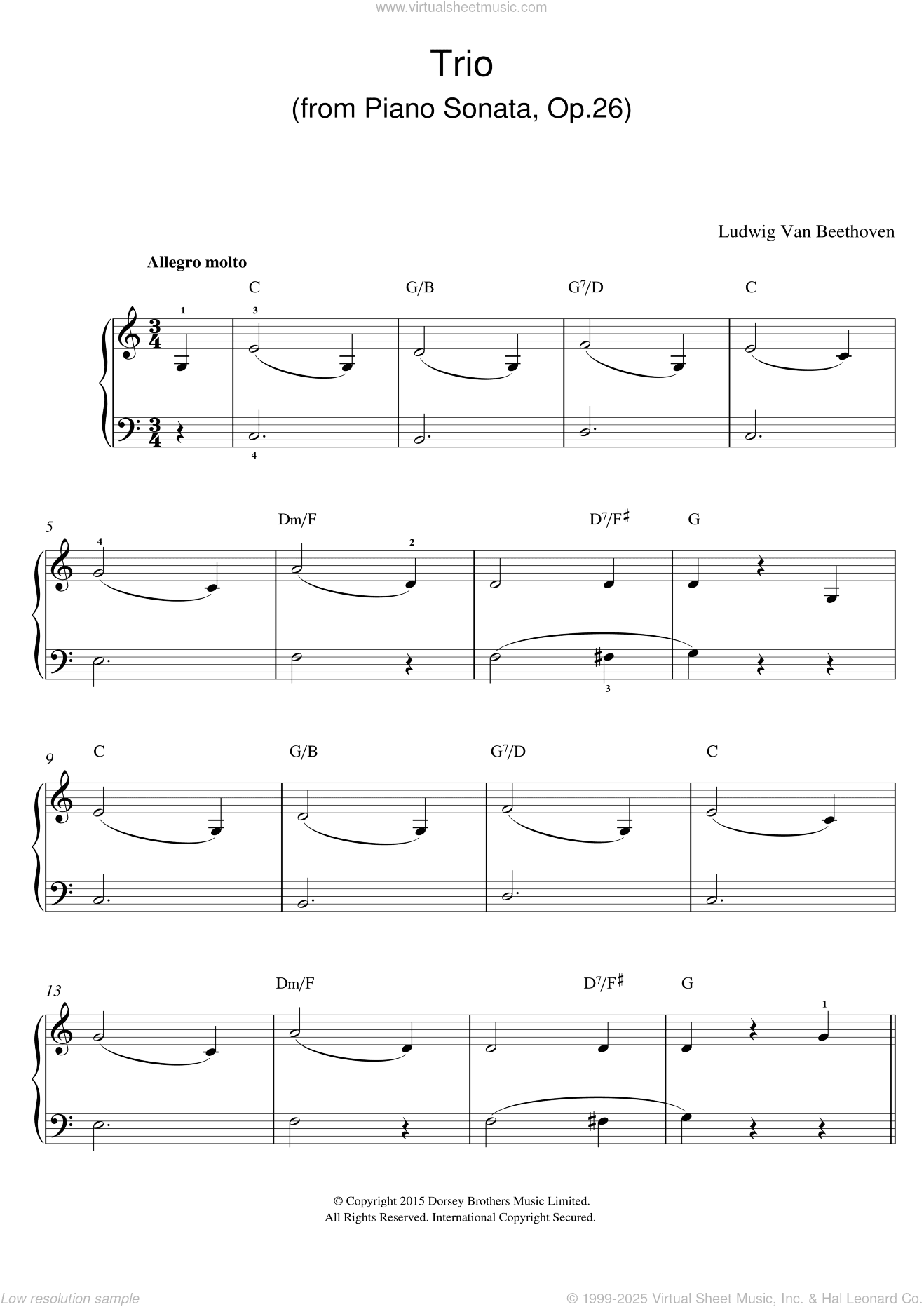 Trio (From Piano Sonata In A Flat, Op.26)