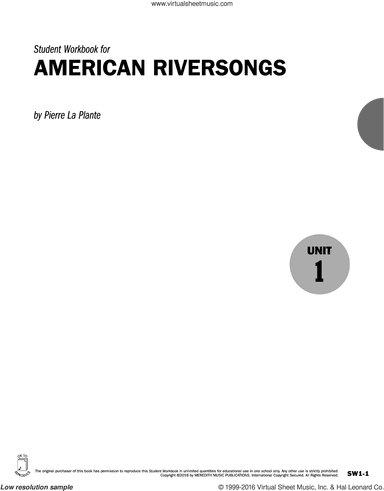 Guides to Band Masterworks, Vol. 6 - Student Workbook - American Riversongs