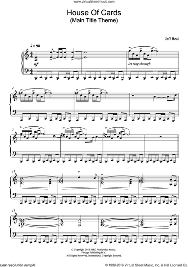 House Of Cards (Main Title Theme)