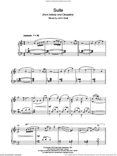 Suite (from Antony And Cleopatra)