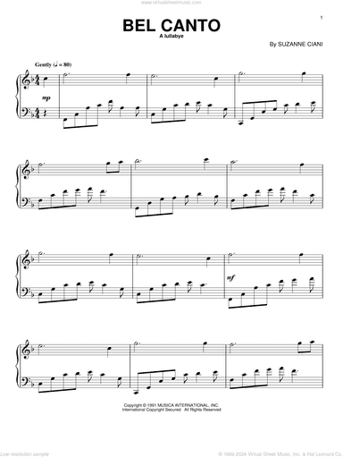Bel Canto (Lullabye)
