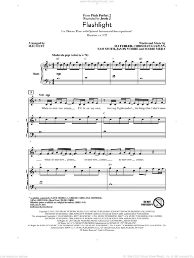 Flashlight (arr. Mac Huff)