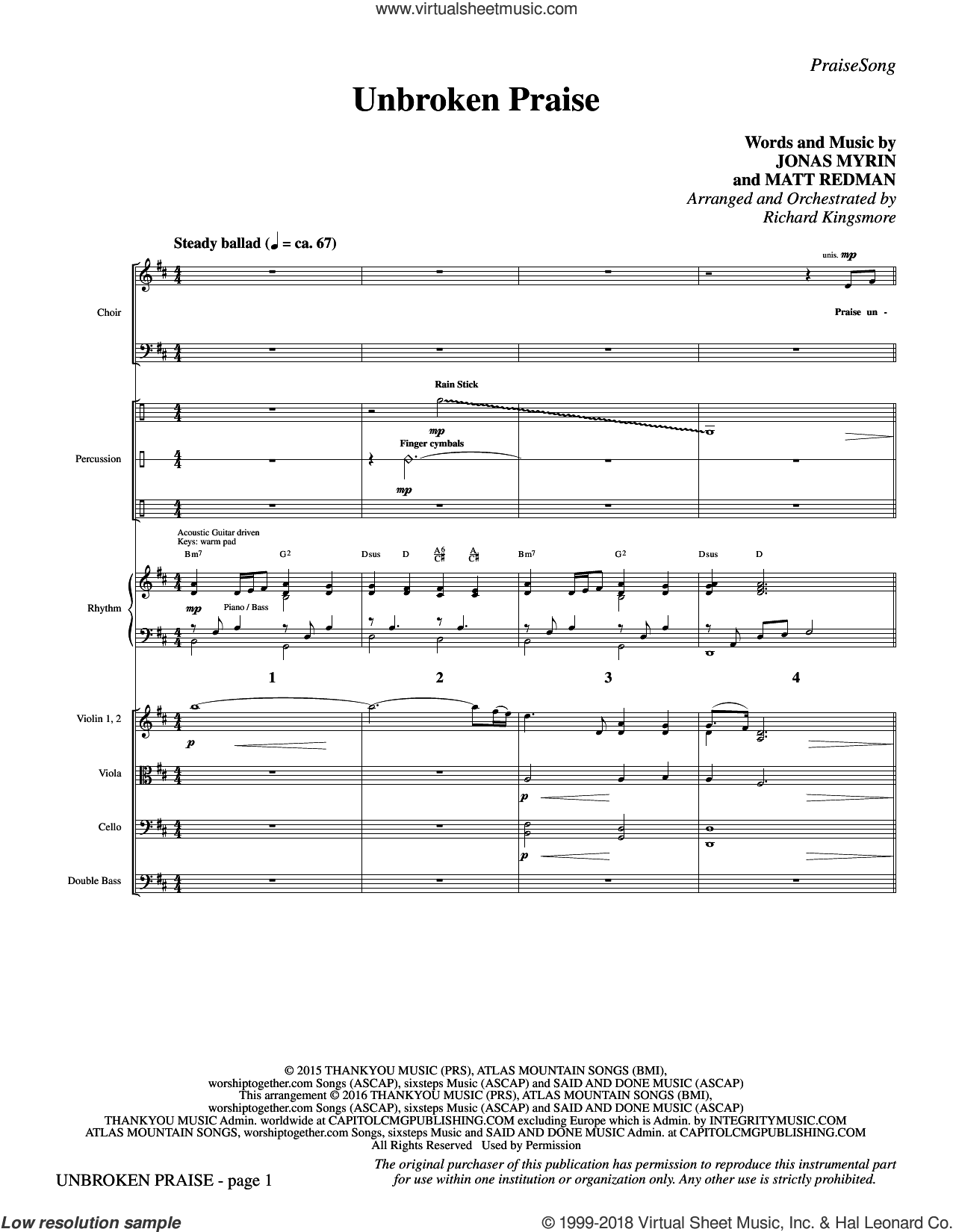 Unbroken Praise (COMPLETE)