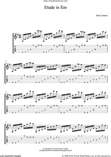 Etude In Em