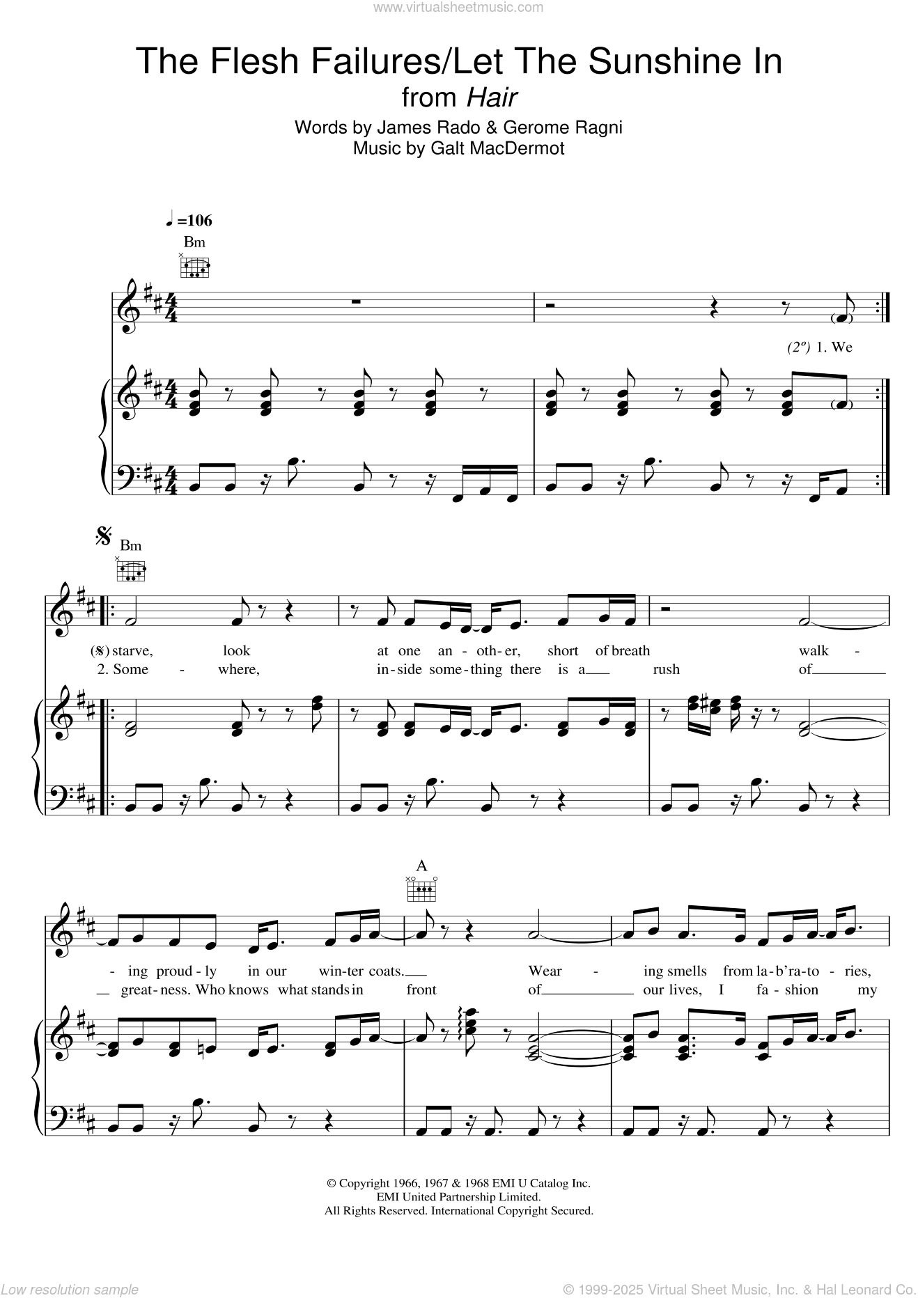 The Flesh Failures/Let The Sunshine In (from 'Hair')
