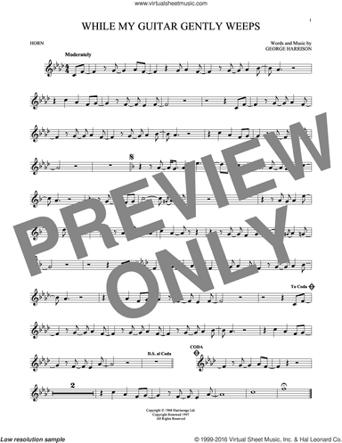 While My Guitar Gently Weeps