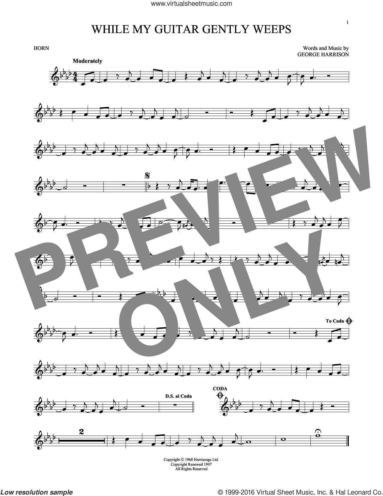 While My Guitar Gently Weeps