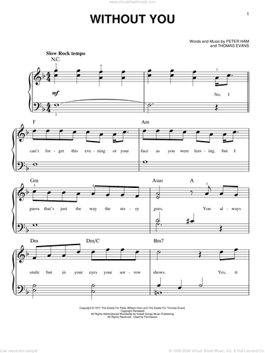 Without You, (beginner)