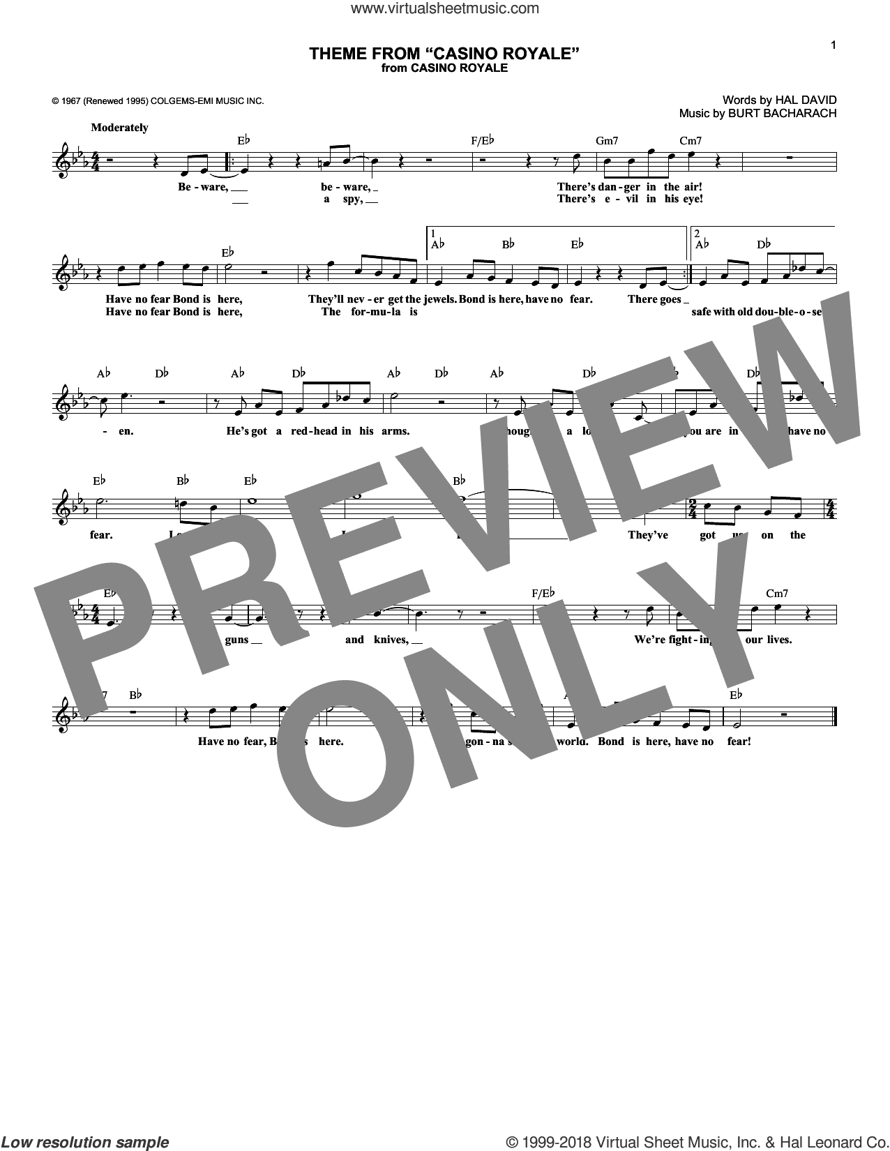 Theme From Casino Royale