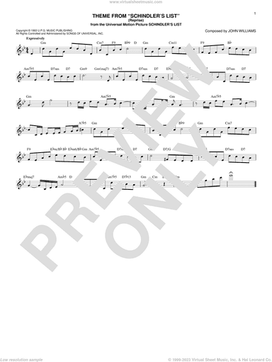 Theme From Schindler's List (Reprise)