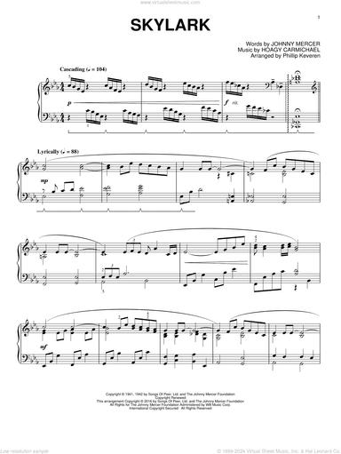 Skylark (arr. Phillip Keveren)
