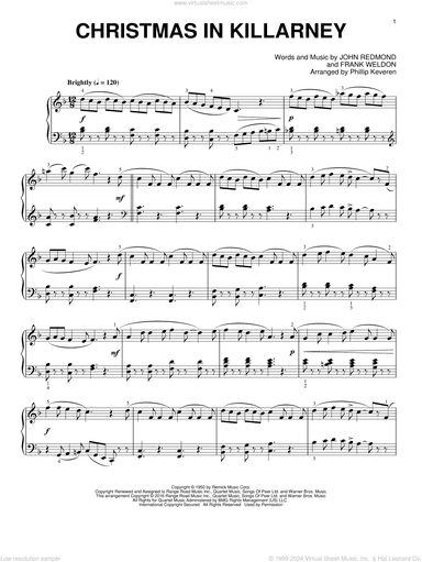 Christmas In Killarney (arr. Phillip Keveren)