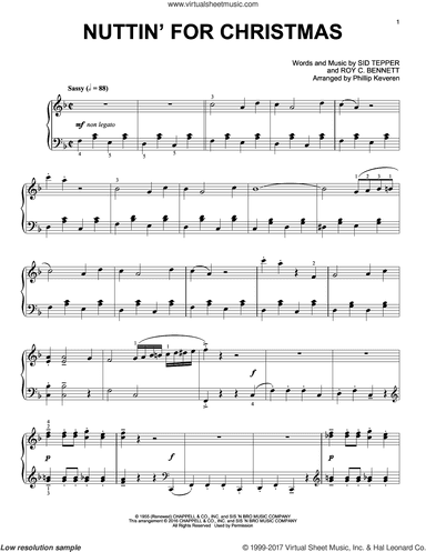 Nuttin' For Christmas (arr. Phillip Keveren)