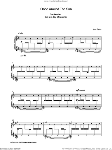 September (from Once Around The Sun)