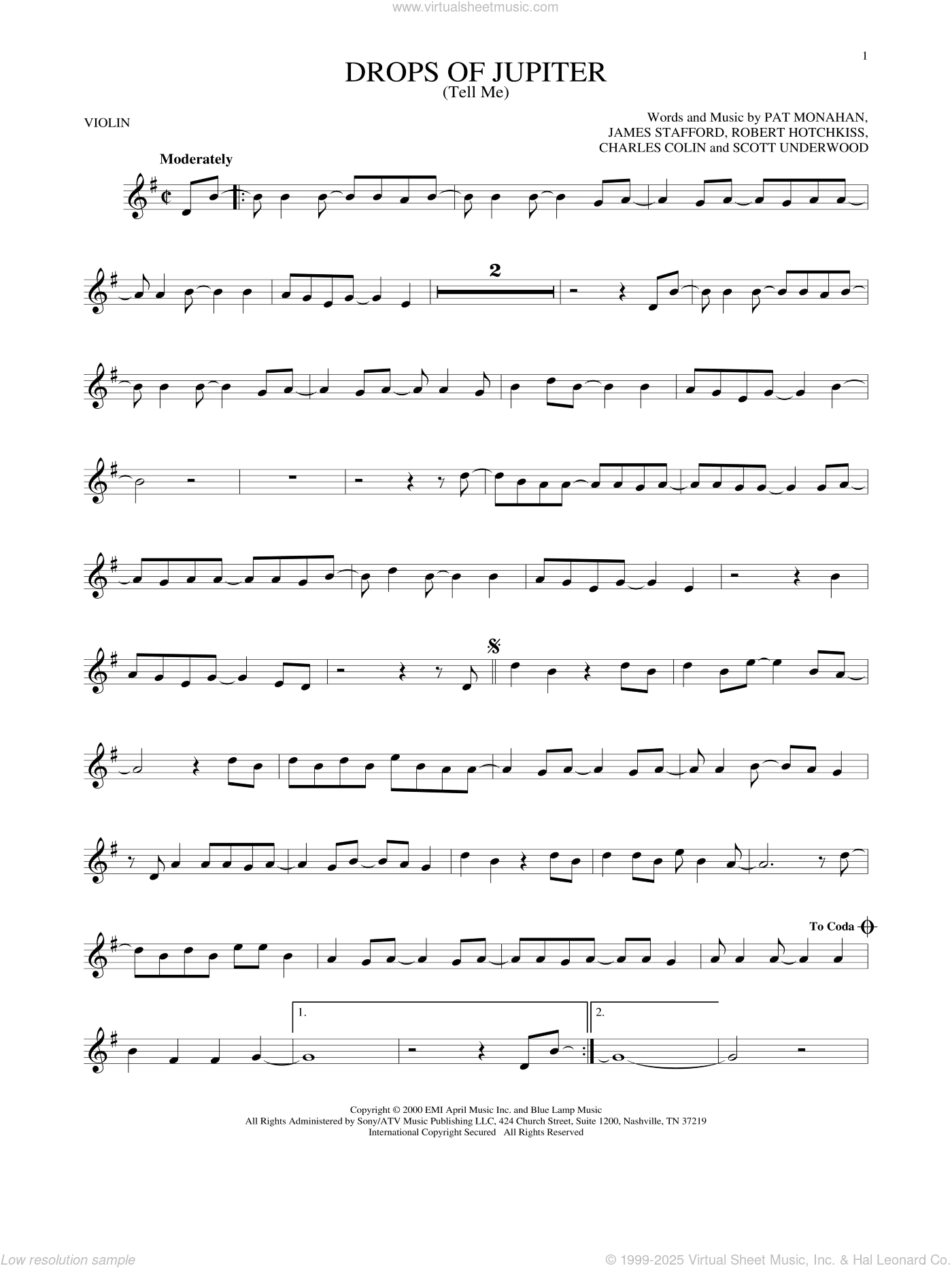 Drops Of Jupiter (Tell Me)