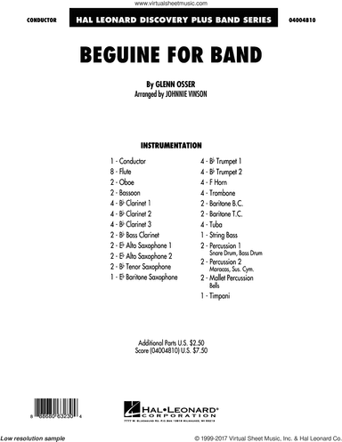Beguine for Band (COMPLETE)