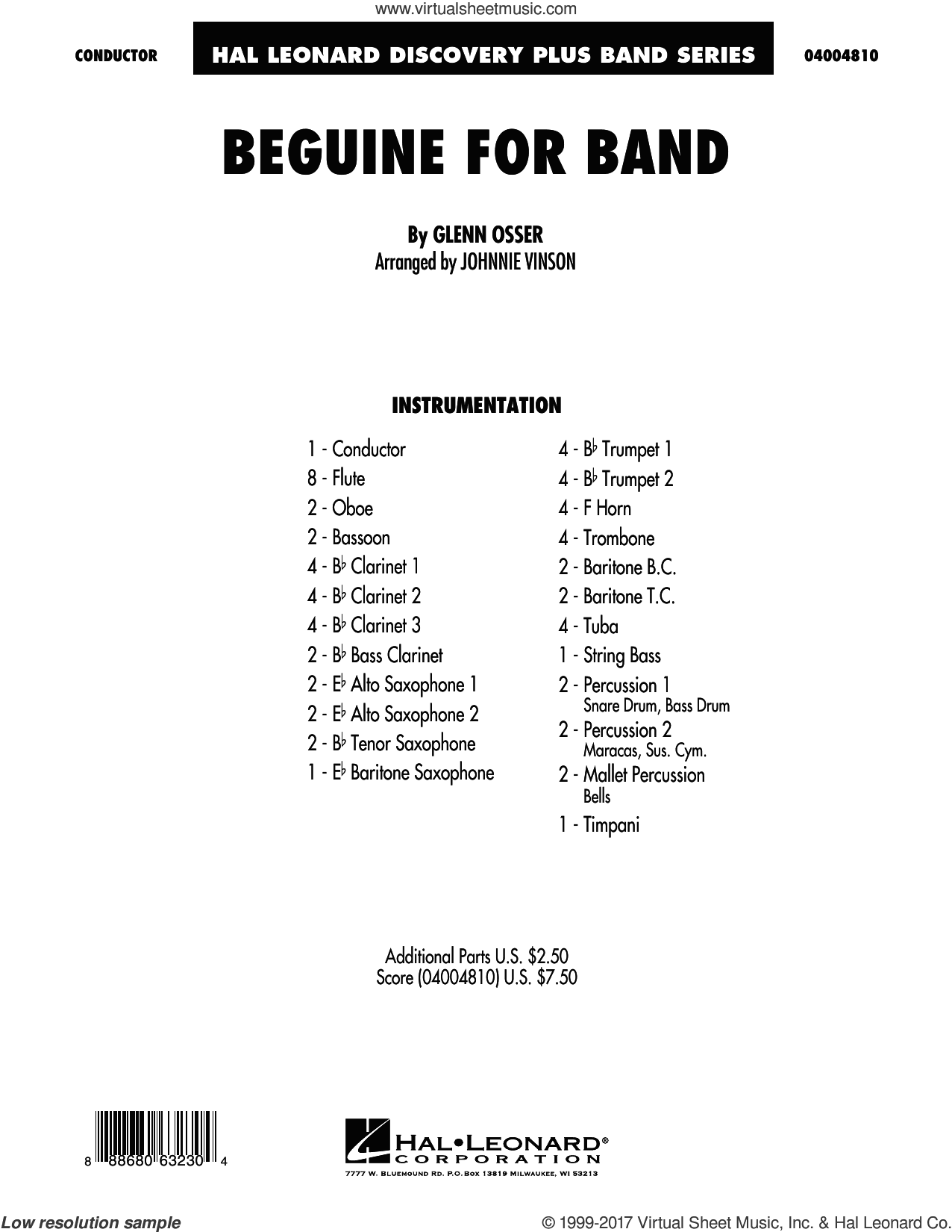 Beguine for Band (COMPLETE)