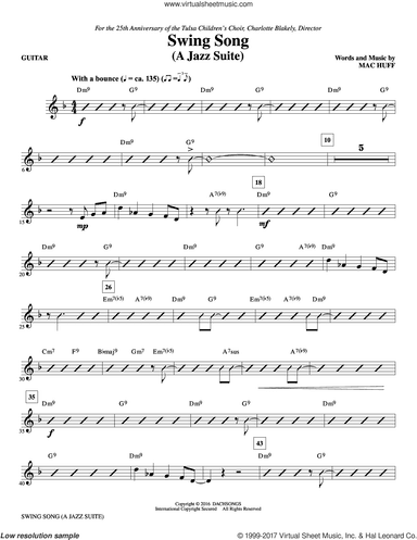 Swing Song (A Jazz Suite) (complete set of parts)