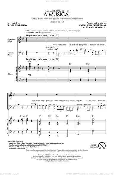 A Musical (from Something Rotten)