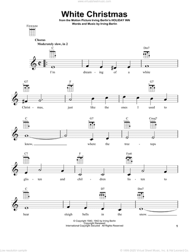 White Christmas (arr. Fred Sokolow)