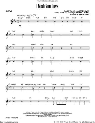 I Wish You Love (complete set of parts)