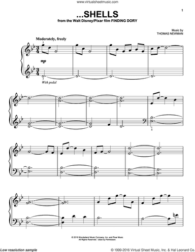 ...Shells (from Finding Dory), (easy)