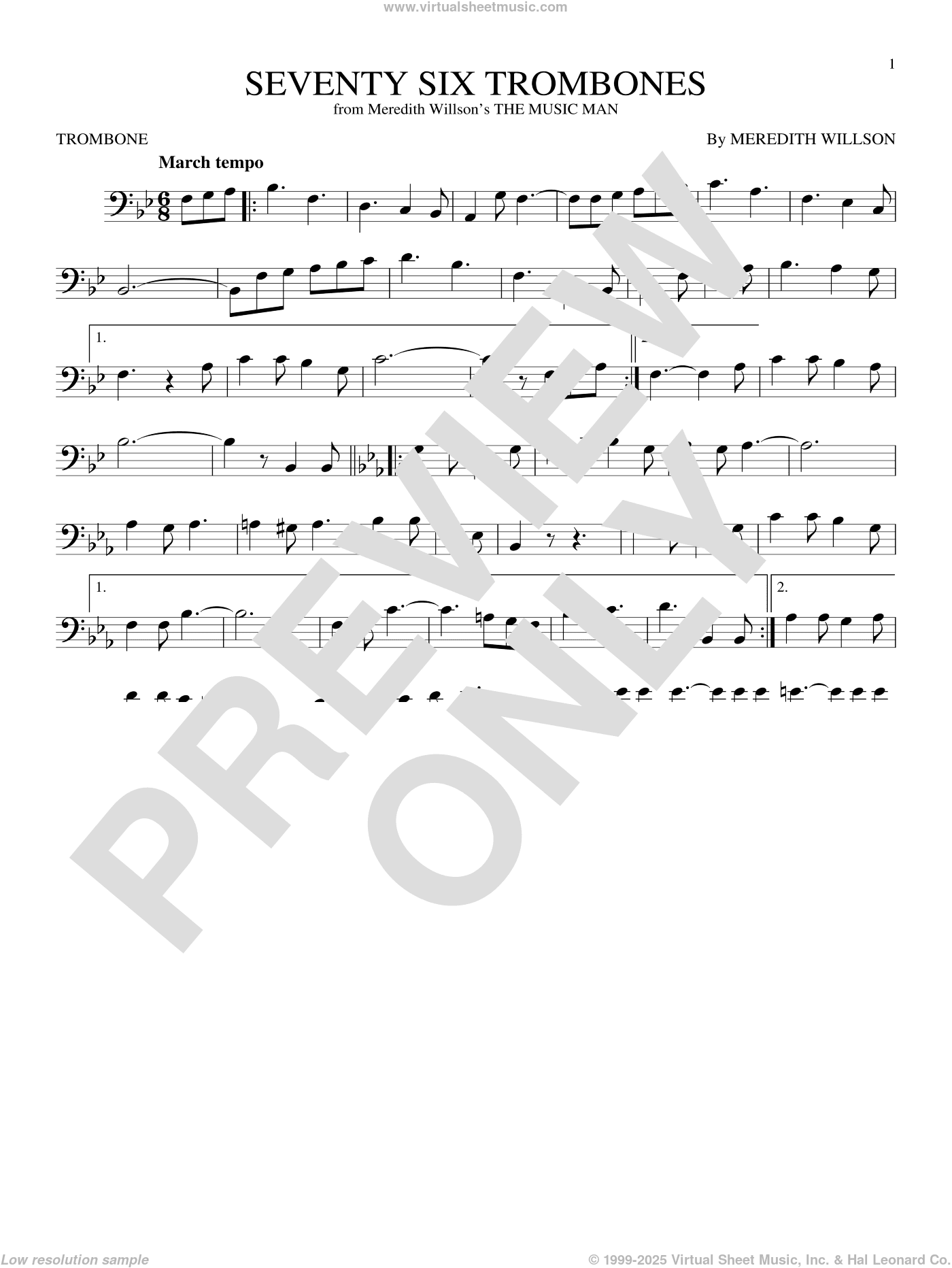 Seventy Six Trombones