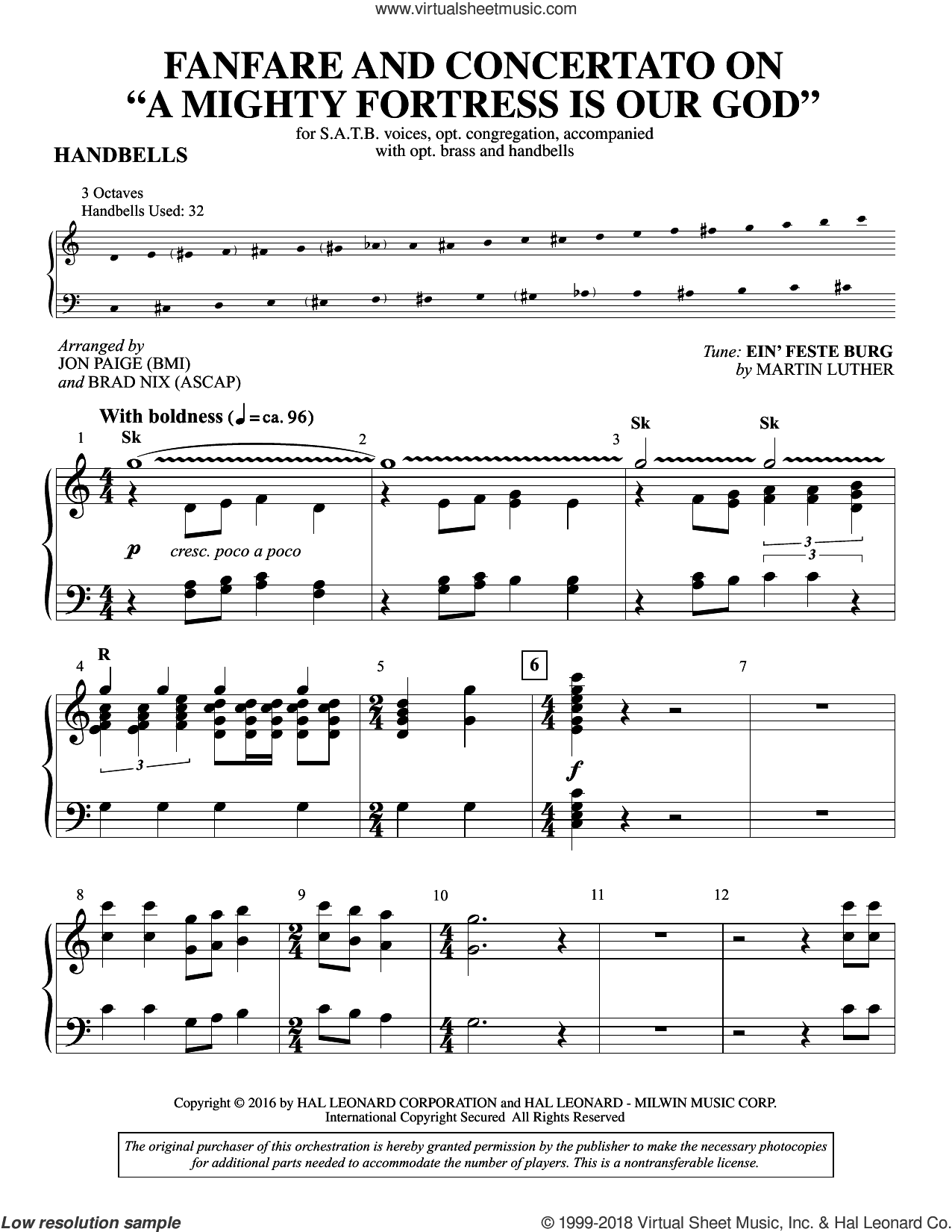 Fanfare and Concertato on A Mighty Fortress Is Our God
