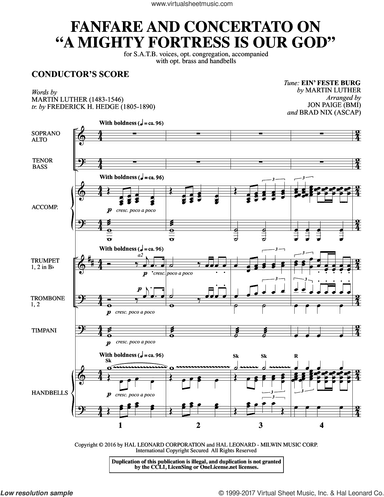Fanfare and Concertato on A Mighty Fortress Is Our God