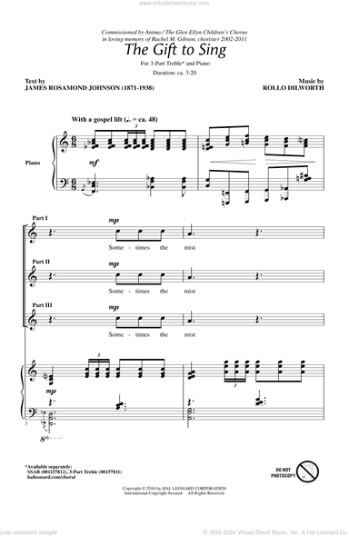 The Gift To Sing