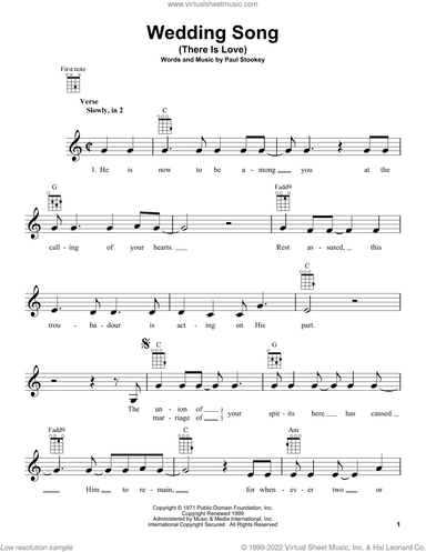 Wedding Song (There Is Love)