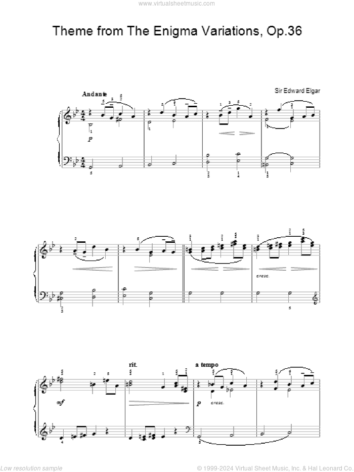 Theme from The Enigma Variations, Op.36