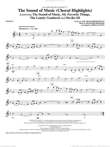 The Sound Of Music (Choral Highlights) (arr. John Leavitt)