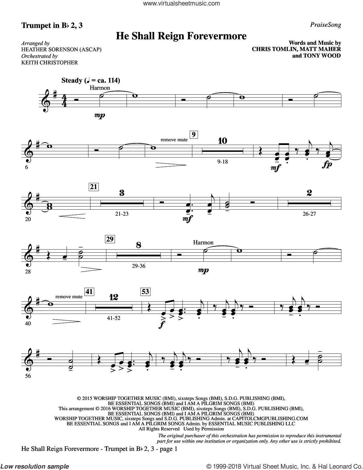He Shall Reign Forevermore (with "Angels We Have Heard on High")