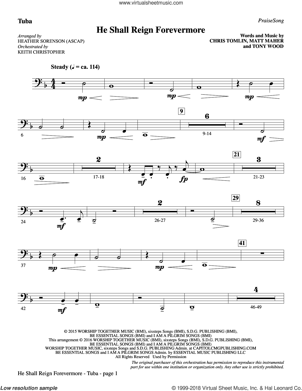 He Shall Reign Forevermore (with "Angels We Have Heard on High")