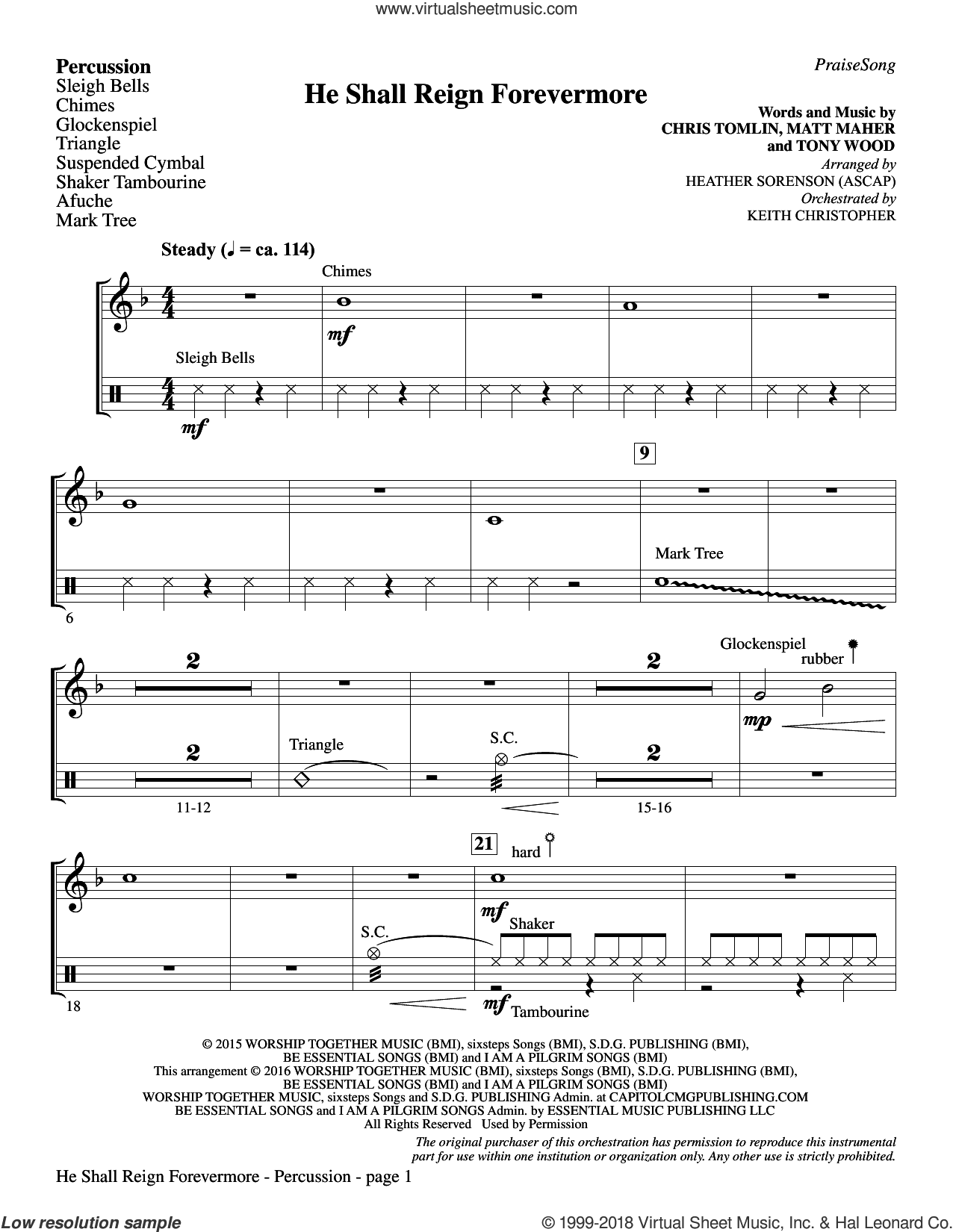 He Shall Reign Forevermore (with "Angels We Have Heard on High")