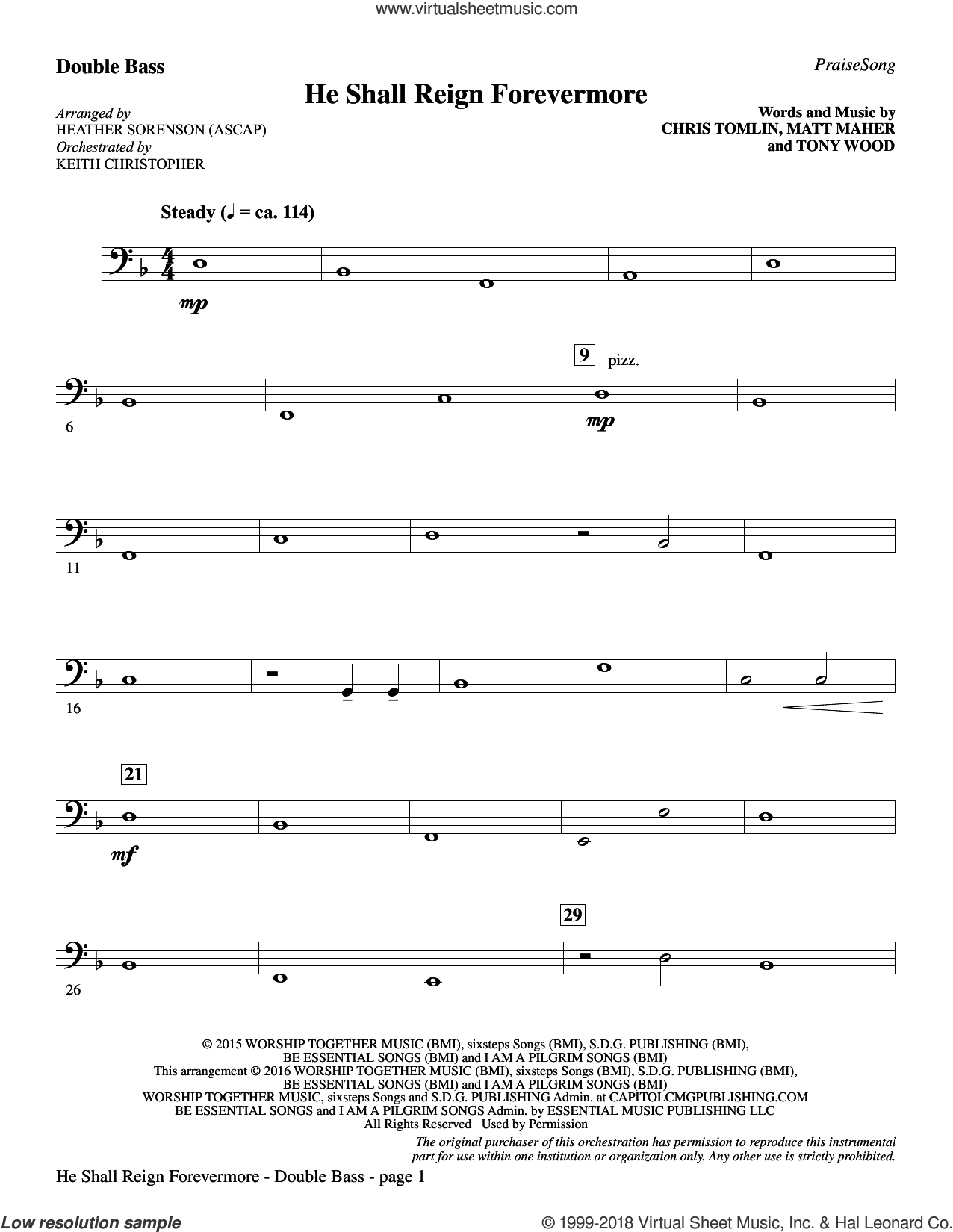 He Shall Reign Forevermore (with "Angels We Have Heard on High")