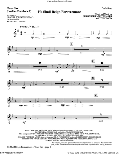 He Shall Reign Forevermore (with "Angels We Have Heard on High")