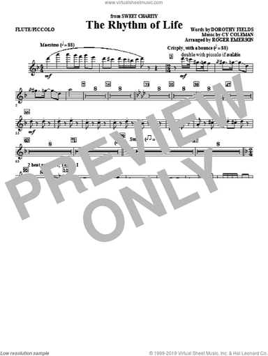 The Rhythm Of Life (complete set of parts)