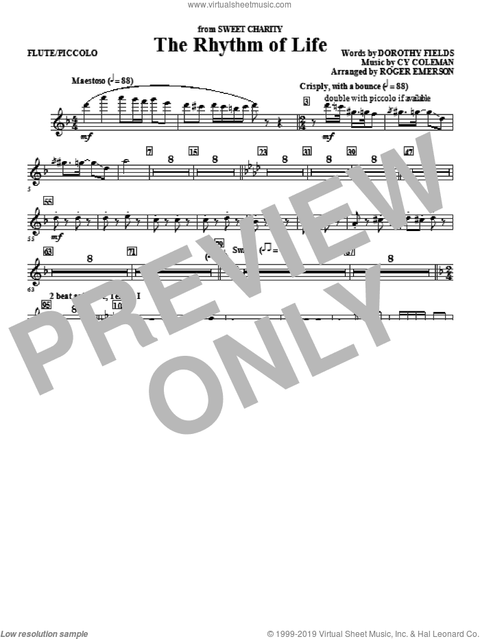The Rhythm Of Life (complete set of parts)