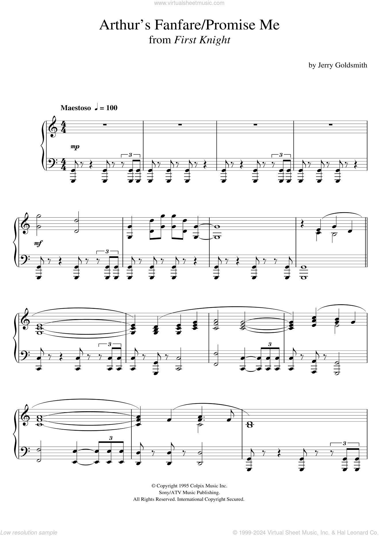 First Knight (Arthur's Fanfare / Promise Me)