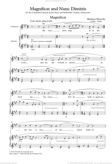 Magnificat And Nunc Dimittis