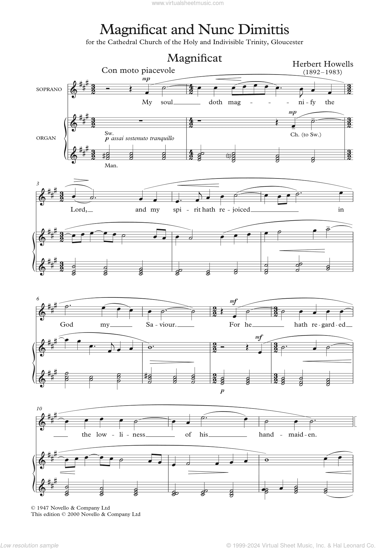 Magnificat And Nunc Dimittis