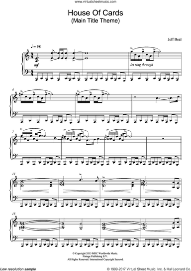 House Of Cards (Main Title Theme)