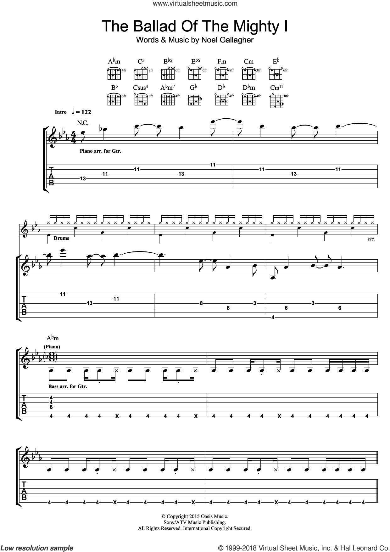 Ballad Of The Mighty I